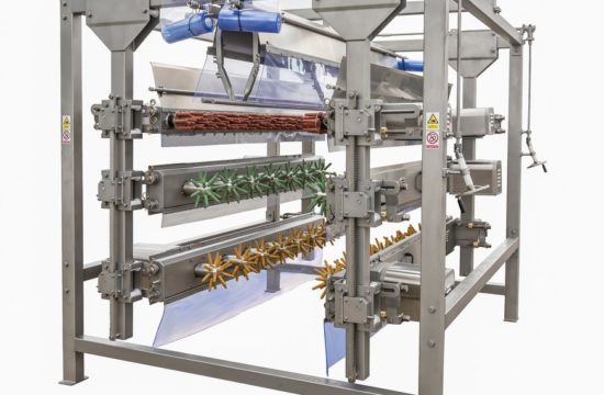 Innovative poultry slaughtering solutions by Szlachet-Stal for giblet processing.