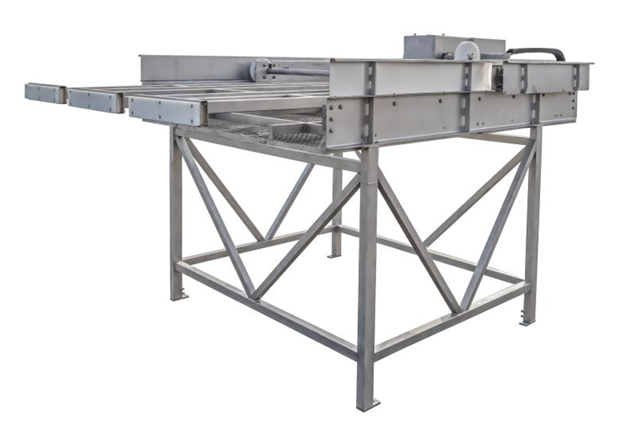 MECHANICAL CRATE DE-STACKER