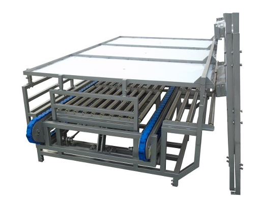 RECEIVING TABLE FOR MOTORIZED CONTAINER